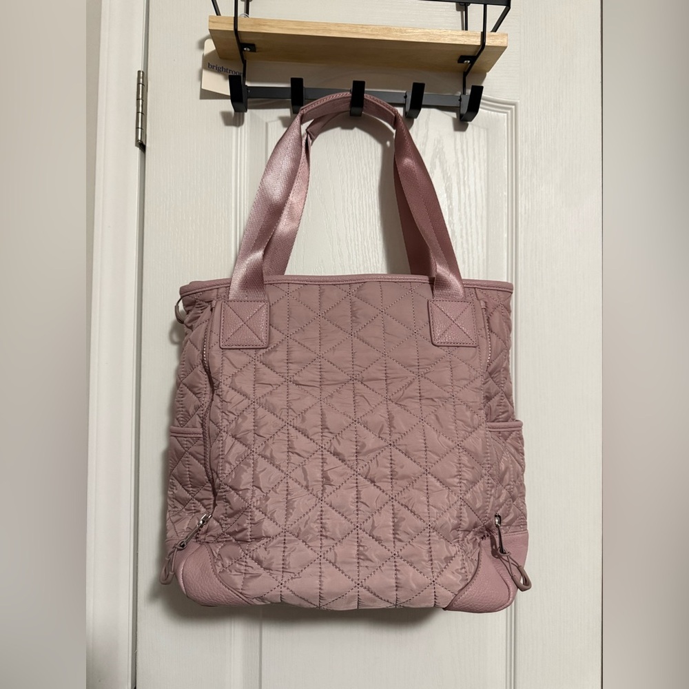 Cynthia Rowley Pink Quilted Tote Bag